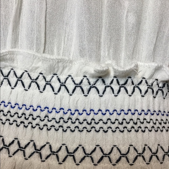 *NEW* Hype, Gorgeous Embroidered, Long Sleeves White Summer Dress Size L. - Picture 9 of 12